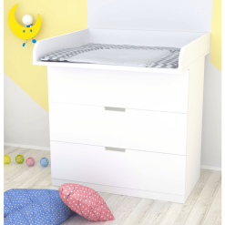 Polini Cambiador Infantil Para IKEA Malm Hemnes Y Nordli Blanco -Muebles comercio polini cambiador infantil para ikea malm hemnes y nordli blanco a375762 3