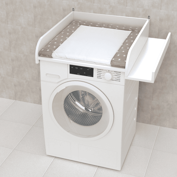 Polini Cambiador Infantil Para Lavadora Con Compartimento Blanco 6 Polini Cambiador Infantil Para Lavadora Con Compartimento Blanco - Imagen 4