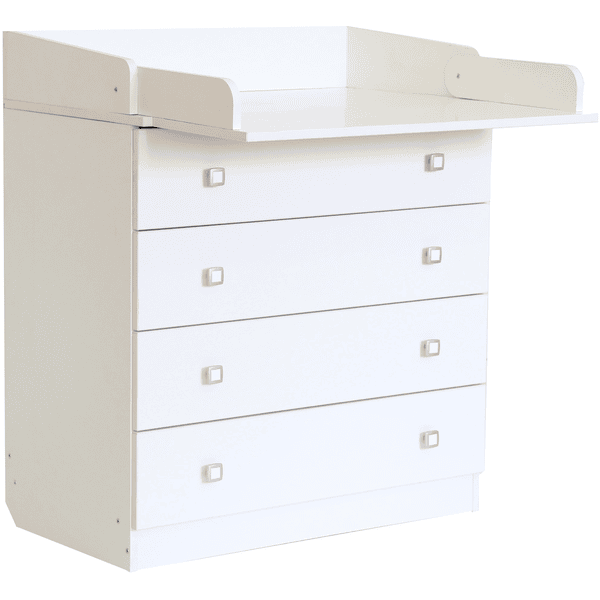 Polini Kids Baby Mueble Cambiador Simple 1580 Blanco 3 Polini Kids Baby Mueble Cambiador Simple 1580 Blanco