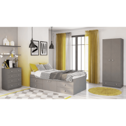 Polini Kids Cama Nido Juvenil Simple 3100 Gris 11 Polini Kids Cama Nido Juvenil Simple 3100 Gris -Muebles comercio polini kids cama nido juvenil simple 3100 gris a261484 4