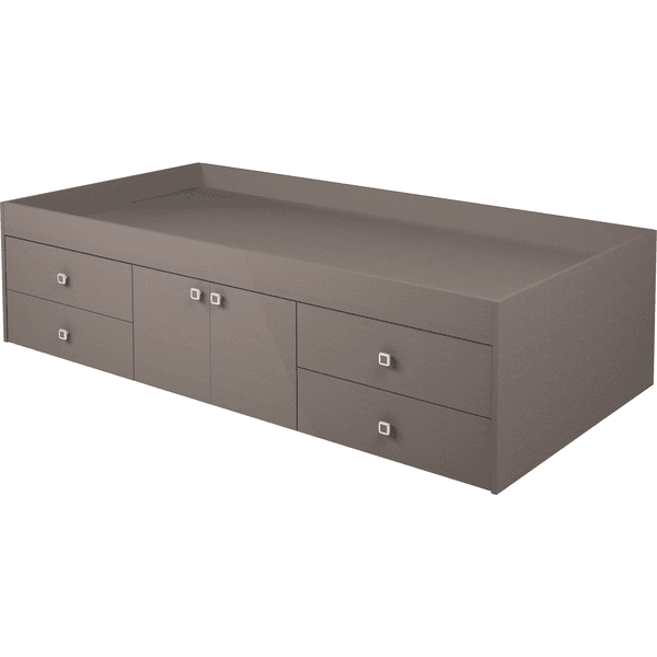 Polini Kids Cama Nido Juvenil Simple 3100 Gris 3 Polini Kids Cama Nido Juvenil Simple 3100 Gris