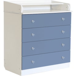 Polini Kids Cambiador Para Bebés Simple 1580 Blanco-azul -Muebles comercio polini kids cambiador para bebes simple 1580 blanco azul a265055 4