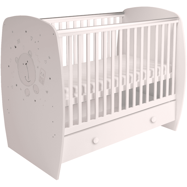 Polini Kids Cuna French 710 Teddy Blanco 4 Polini Kids Cuna French 710 Teddy Blanco - Imagen 2