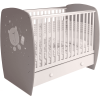 Polini Kids Cuna French 710 Teddy Gris-blanco -Muebles comercio polini kids cuna french 710 teddy gris blanco a273782