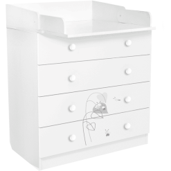 Polini Kids Mueble Cambiador French Amis 1580 Blanco -Muebles comercio polini kids mueble cambiador french amis 1580 blanco a272381 3