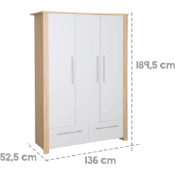Roba Armario Matilda 3 Puertas 10 Roba Armario Matilda 3 Puertas -Muebles comercio roba armario matilda 3 puertas a317521 3