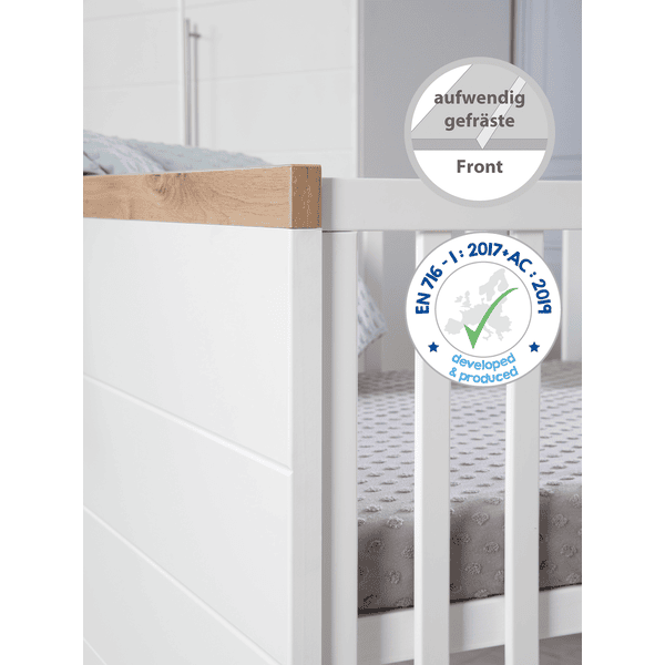 Roba Cuna Combi Nele Blanco 7 Roba Cuna Combi Nele Blanco - Imagen 5