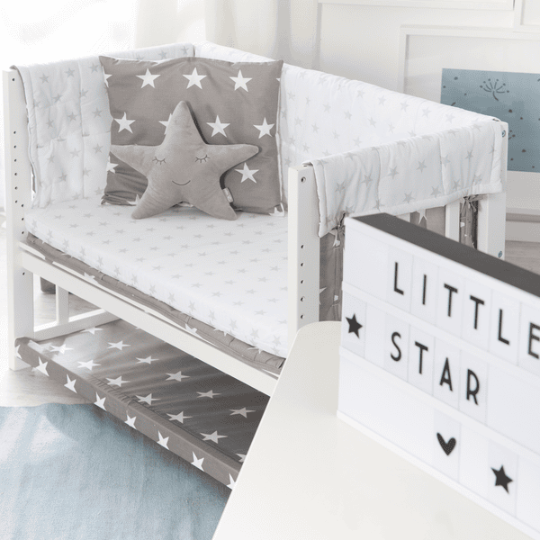 Roba Cuna Little Stars 3 En 1 Blanco 7 Roba Cuna Little Stars 3 En 1 Blanco - Imagen 5