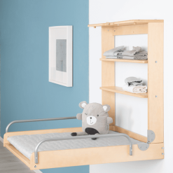 Roba Estantería Cambiante De Pared Incl. Cambiador Style Estrellas Gris Plata -Muebles comercio roba estanteria cambiante de pared incl cambiador style estrellas gris plata a315578 2