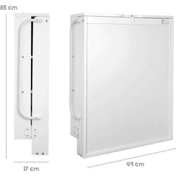 Roba Mueble Cambiador De Pared Incl. Cambiador Style Blanco 7 Roba Mueble Cambiador De Pared Incl. Cambiador Style Blanco - Imagen 5