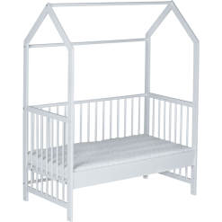 Schardt Cuna Casa Micky Lacado Blanco 60x120cm -Muebles comercio schardt cuna casa micky lacado blanco 60x120cm a389460 3