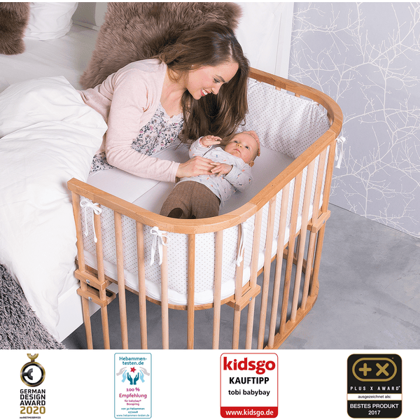 TOBI Babybay Maxi Cuna Colecho Duramen De Haya Tratado Con Aceites 4 TOBI Babybay Maxi Cuna Colecho Duramen De Haya Tratado Con Aceites - Imagen 2