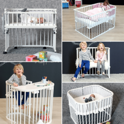 TOBI Babybay Original Cuna Colecho Con Aireación Extra Haya Maciza Blanca Barnizada -Muebles comercio tobi babybay original cuna colecho con aireacion extra haya maciza blanca barnizada a041086 2