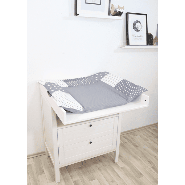 Ullenboom Patchwork Cubrecambiador Estrellas Gris 75x85 Cm 5 Ullenboom Patchwork Cubrecambiador Estrellas Gris 75x85 Cm - Imagen 3