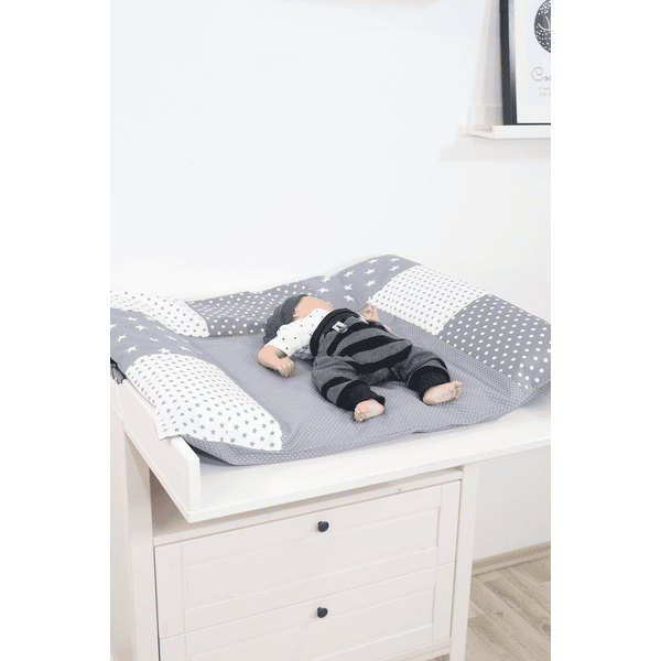 Ullenboom Patchwork Cubrecambiador Estrellas Gris 75x85 Cm 6 Ullenboom Patchwork Cubrecambiador Estrellas Gris 75x85 Cm - Imagen 4