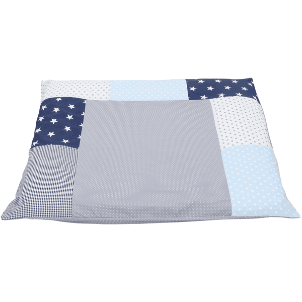 Ullenboom Patchwork Funda Para Cambiador Azul Claro Gris Claro 75x85 Cm 4 Ullenboom Patchwork Funda Para Cambiador Azul Claro Gris Claro 75x85 Cm - Imagen 2