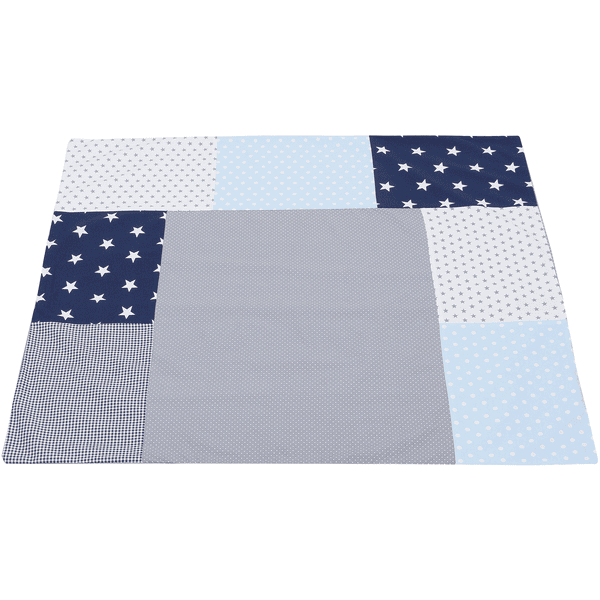 Ullenboom Patchwork Funda Para Cambiador Azul Claro Gris Claro 75x85 Cm 7 Ullenboom Patchwork Funda Para Cambiador Azul Claro Gris Claro 75x85 Cm - Imagen 5