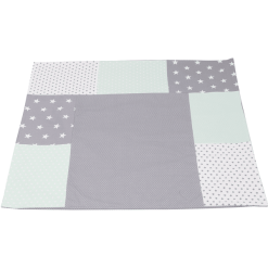 Ullenboom Patchwork Funda Para Cambiador Gris Menta 75x85 Cm -Muebles comercio ullenboom patchwork funda para cambiador gris menta 75x85 cm a279611 4