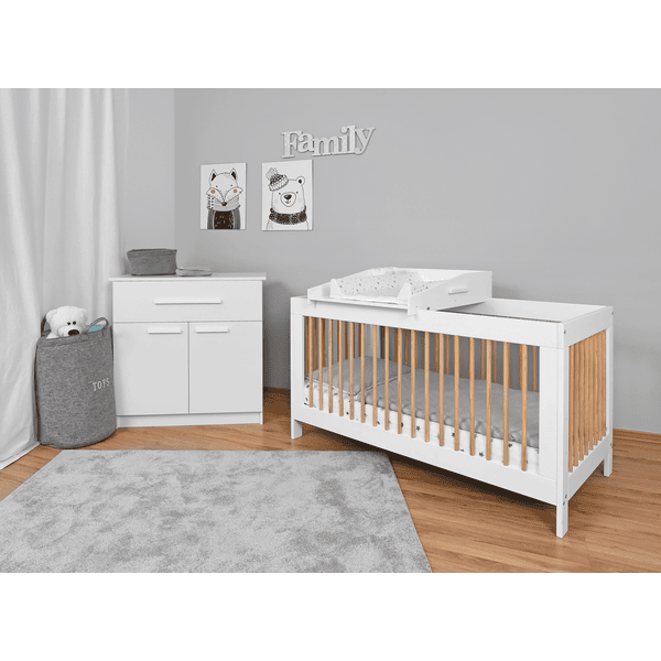 Urra Cuna Laura Blanca/natural 70 X 140 Cm 4 Urra Cuna Laura Blanca/natural 70 X 140 Cm - Imagen 2